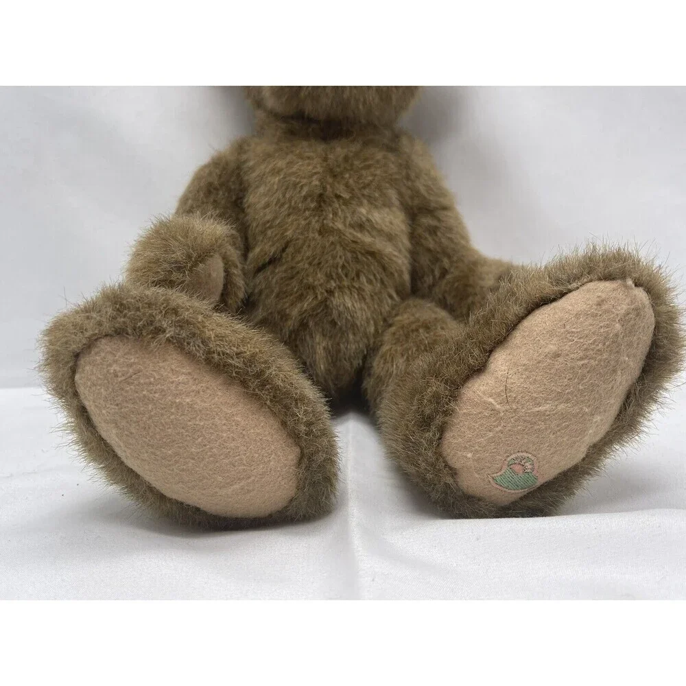 Boyd's Teddy Bear 13” Floral Bow Pink Heart on Foot Plush Stuffed Animal Toy